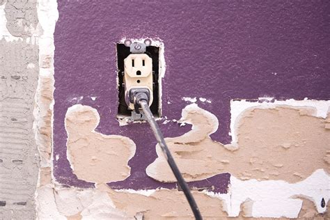 how to fill gaps around electrical boxes|caulking plate for outlet box.